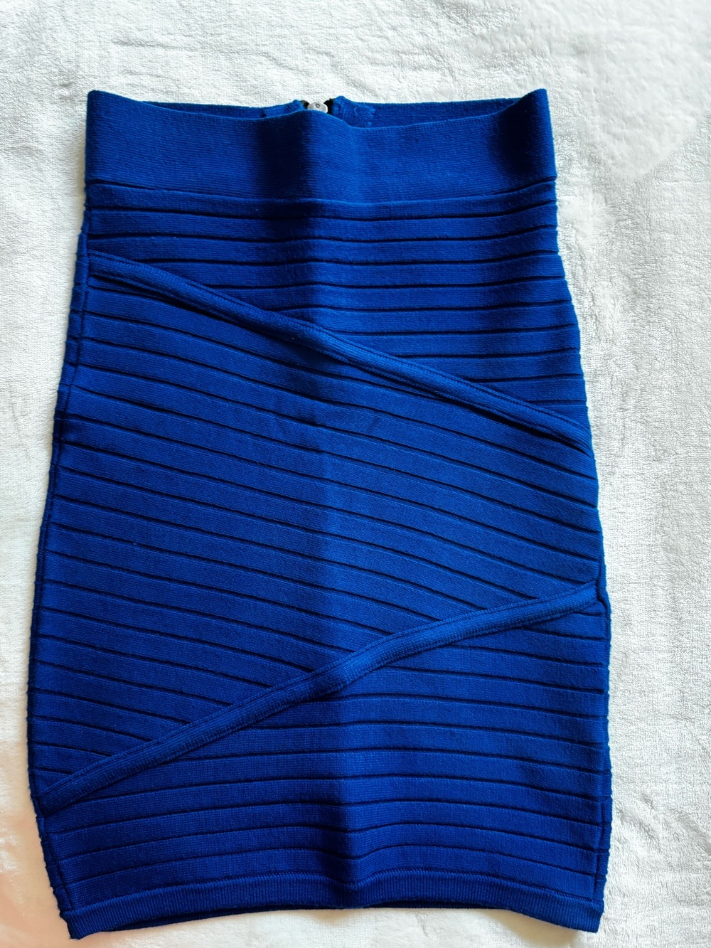 BEBE High Waisted Zippered Back Bodycon Mini Skirt
